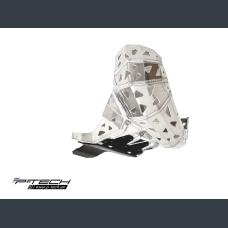 Skid plate with exhaust pipe guard and plastic bottom for Beta RR200 2019.